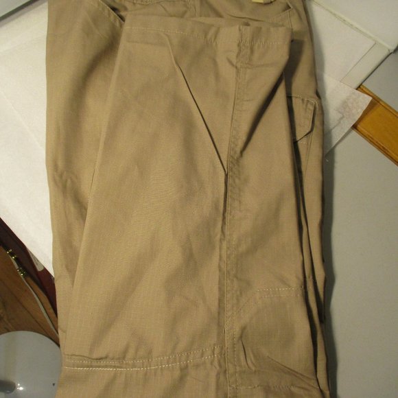 Mens Large Khaki Cargo Work Pants - Picture 9 of 9
